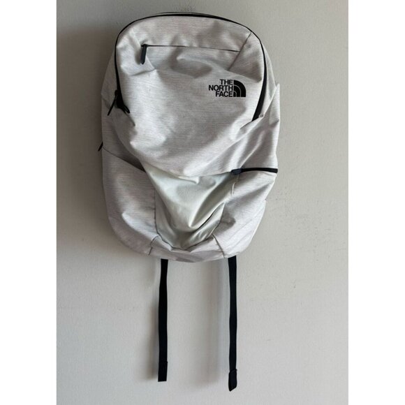 The North Face Aurora Backpack Womens Bag White Metallic Black Laptop Holder 22L - Picture 1 of 13